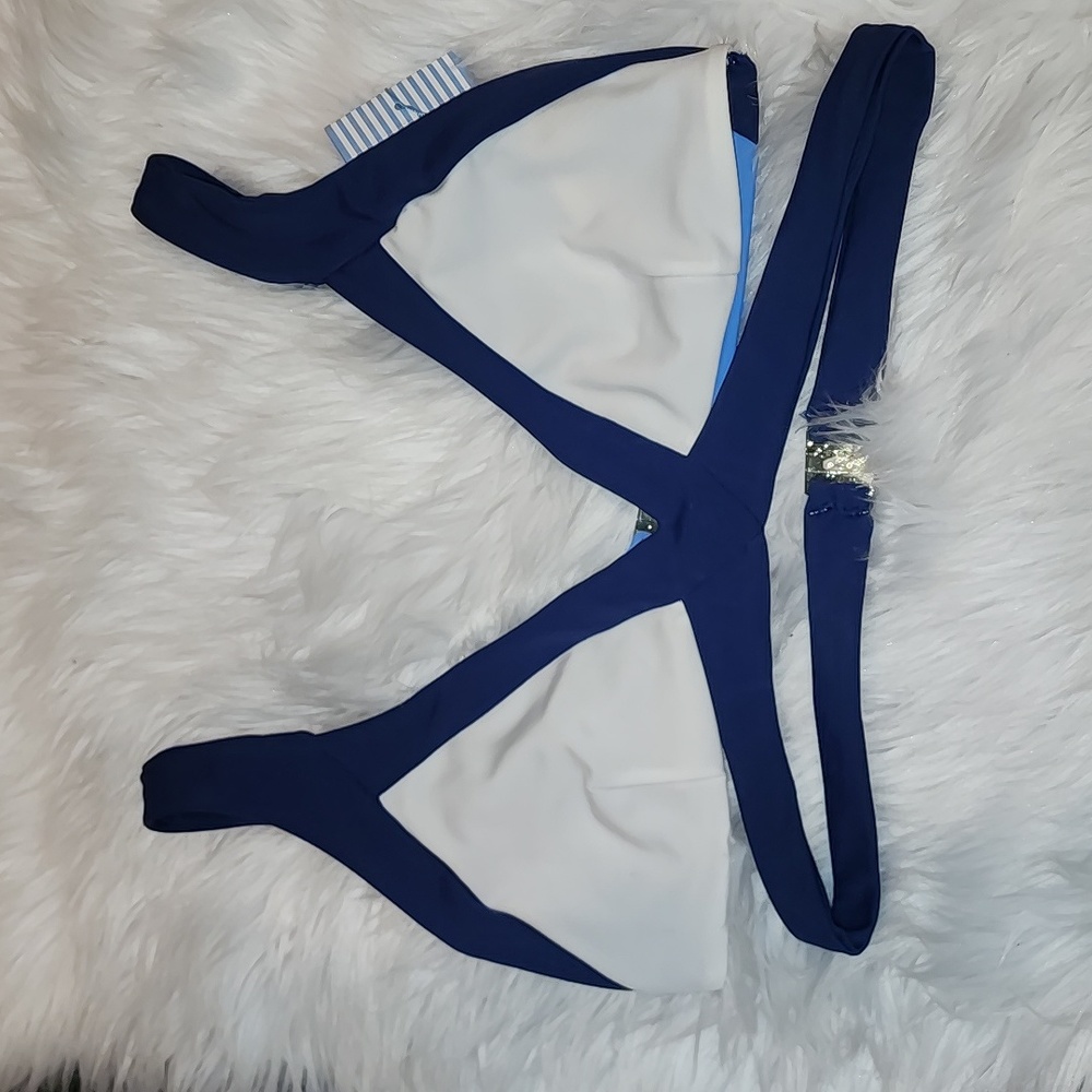 New Les Canebiers Bikini Top, NWT